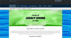 Desktop Screenshot of legacydiving.com